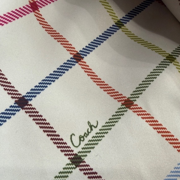 VINTAGE Coach Women's Black Trench Coat sz XL - Picture 11 of 14